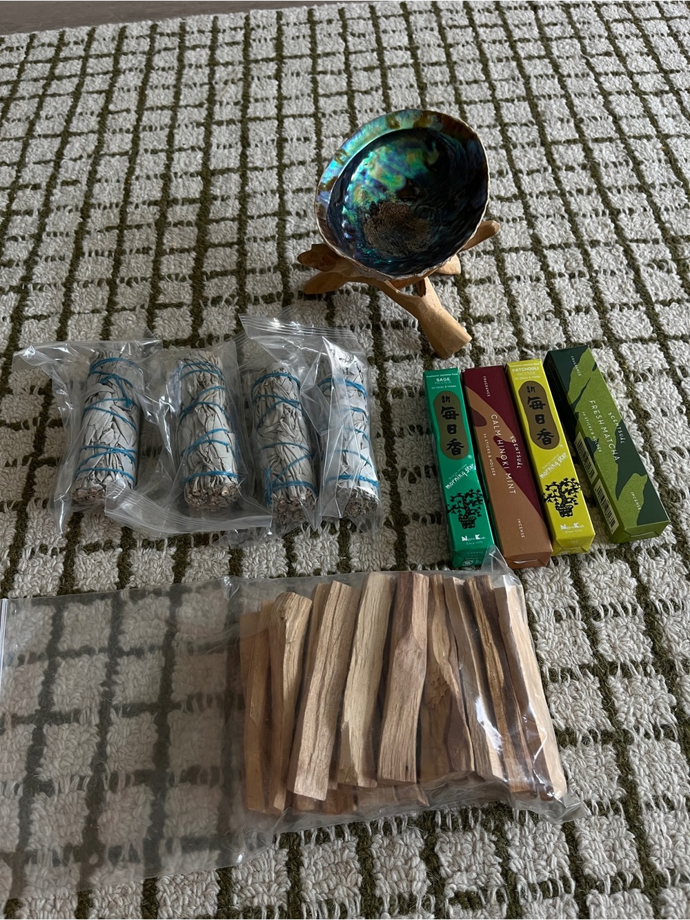 Sage and palo santo bundle